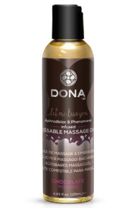 Массажное масло "Donna Chocolate Mousse" с ароматом и вкусом шоколада, 110ml 