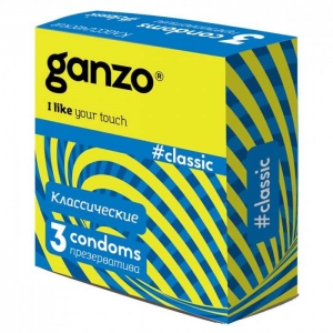 Презервативы "Ganzo Classic" классические, 3шт
