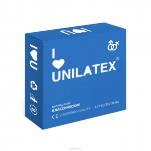 Презервативы "Unilatex" классика, 3шт