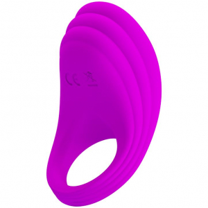 Эрекционное кольцо с вибрацией "Pretty Love Ring Vibrator" фиолетовое