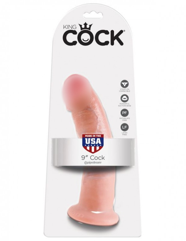 Фаллоимитатор на присоске "King Cock 9" реалистичный