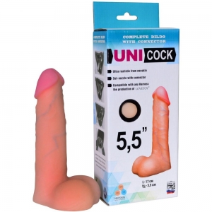 Насадка на страпон "Uni Cock 5,5" реалистичная