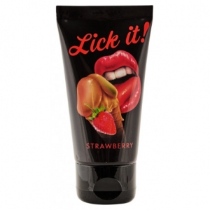Гель "Lick It Strawberry" с ароматом и вкусом клубники, 50ml