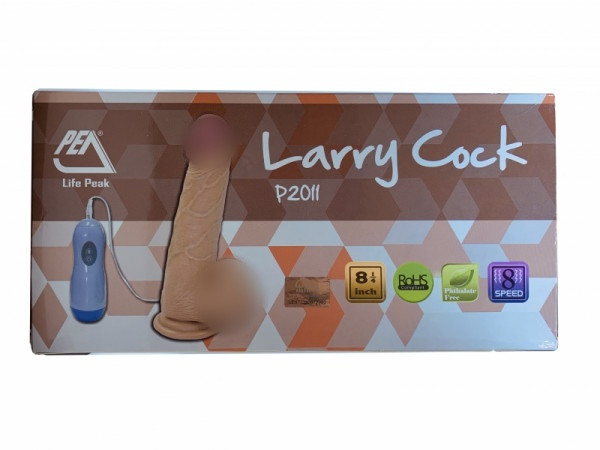 Вибратор толстенький на присоске "Larry Cock" реалистичный