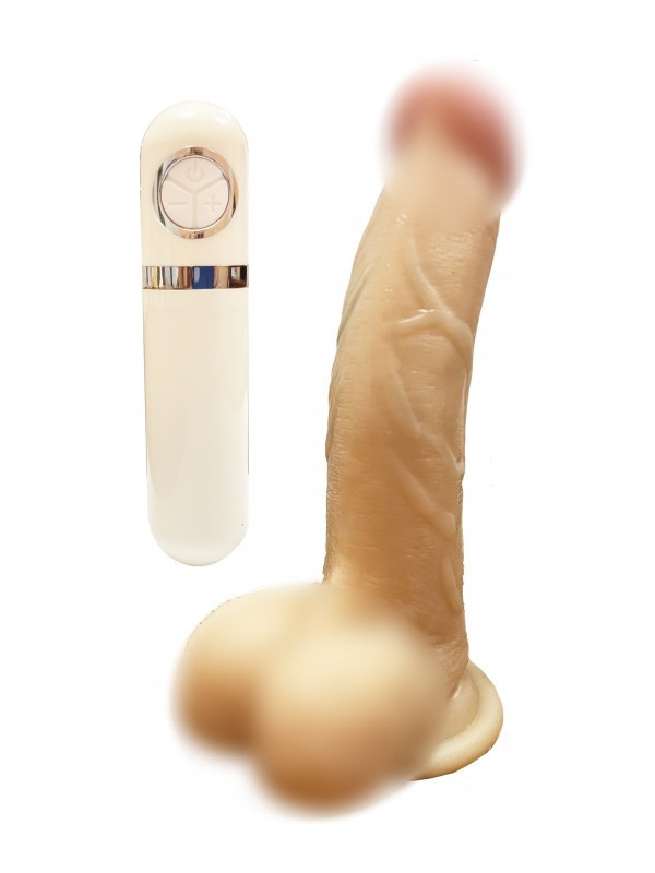 Вибратор на присоске "Dildo №2" супер мощный, реалистичный