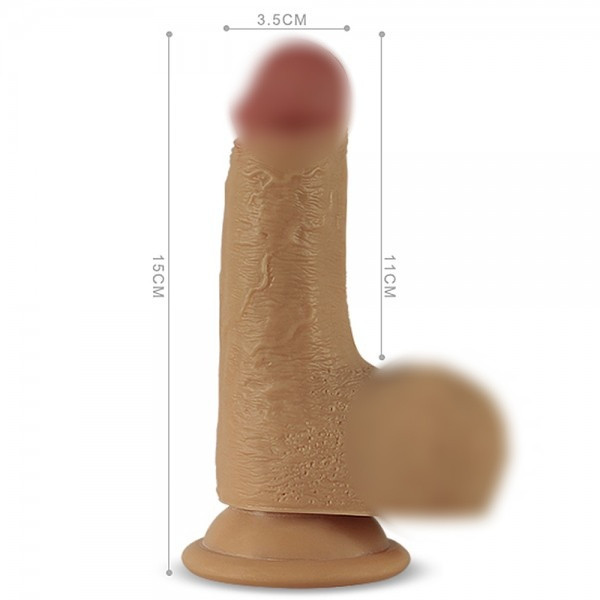 Вибратор на присоске "Nature Cock Gade" супер реалистичный мулат