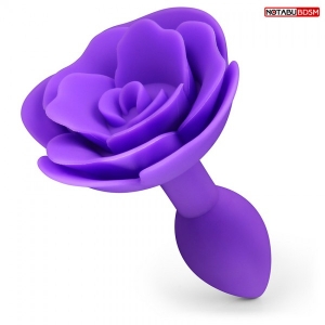Пробка "Notabu BDSM" фиолетовая роза