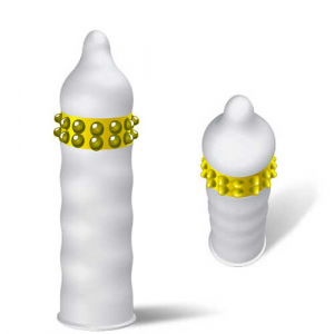 Стимулирующая насадка-презерватив "Luxe Кричащий банан"