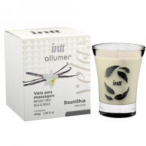 Массажная свеча-масло "Intt Vanilla" с ароматом ванили, 40г