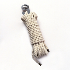 Веревка для шибари "Crazy Handmade" хлопок, белая, 15м