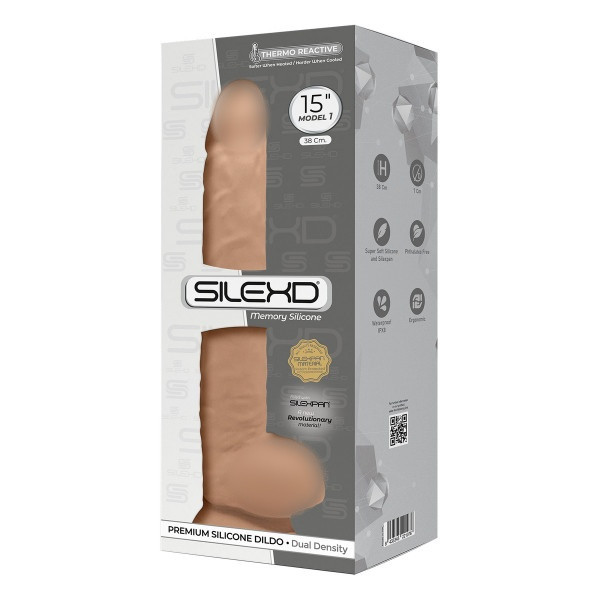 Фаллоимитатор огромный "Silexd 15" супер реалистичный