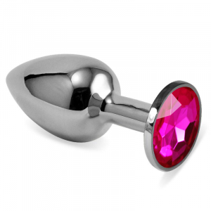 Пробка с розовым кристаллом "Vandersex" металл, S