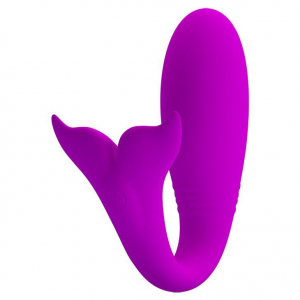 Вибратор для двоих "Pretty Love Jayleen" + приложение, фиолетовый