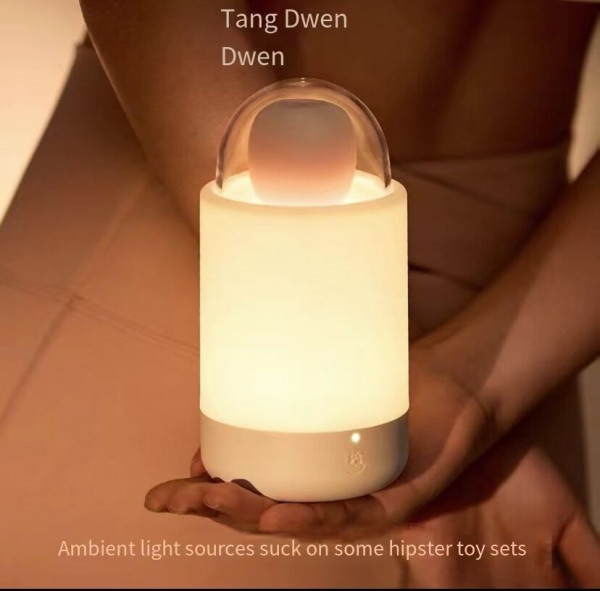 Вакуумный стимулятор клитора - вибратор + ночник "Kistoy Bling Pop"