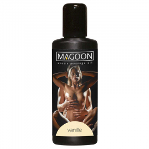 Массажное масло возбуждающее "Magoon Vanille" с ароматом ванили, 100ml