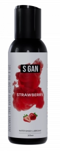 Гель на водной основе "S Gan Strawberry" с ароматом и вкусом клубники, 100ml
