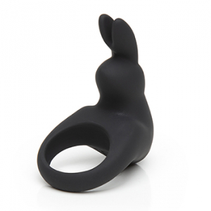 Кольцо эрекционное "Happy Rabbit Cock Ring" черное