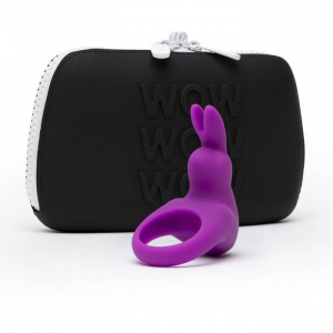 Кольцо эрекционное + кейс для хранения "Happy Rabbit Cock Ring Kit" фиолетовое