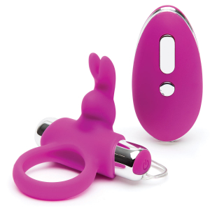Кольцо эрекционное "Happy Rabbit Remote Control" на дистанционном управлении, фиолетовое