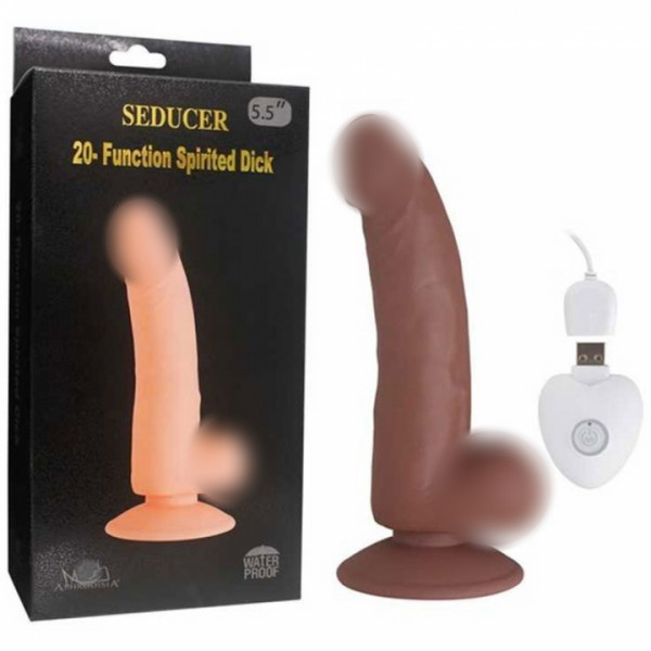 Вибратор реалистичный "Seducer 5,5" мулат на присоске