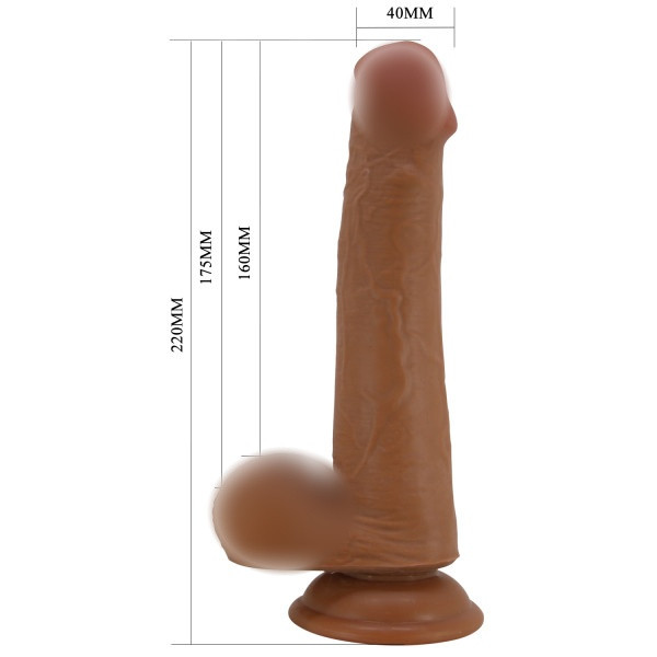 Фаллоимитатор "Pretty Love Tallen" суперреалистичный мулат