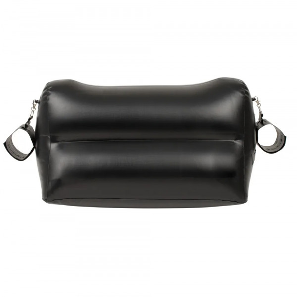 Подушка с наручниками для секс позиций надувная "Love Cushion" + стек и перо