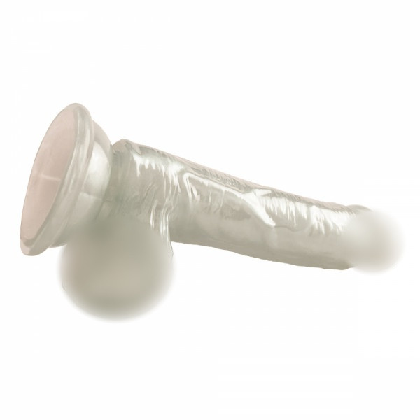 Фаллоимитатор на присоске "Lola Mabe Pearl" белый перламутр
