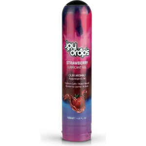 Гель на водной основе "Joy Drops Strawberry" с ароматом и вкусом клубники, 125ml