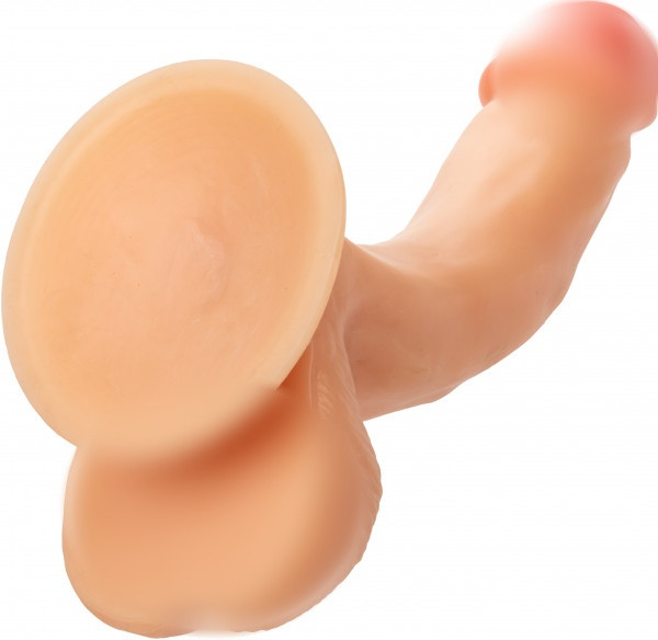 Фаллоимитатор реалистичный с изогнутым стволом "The Delivery Man" на присоске