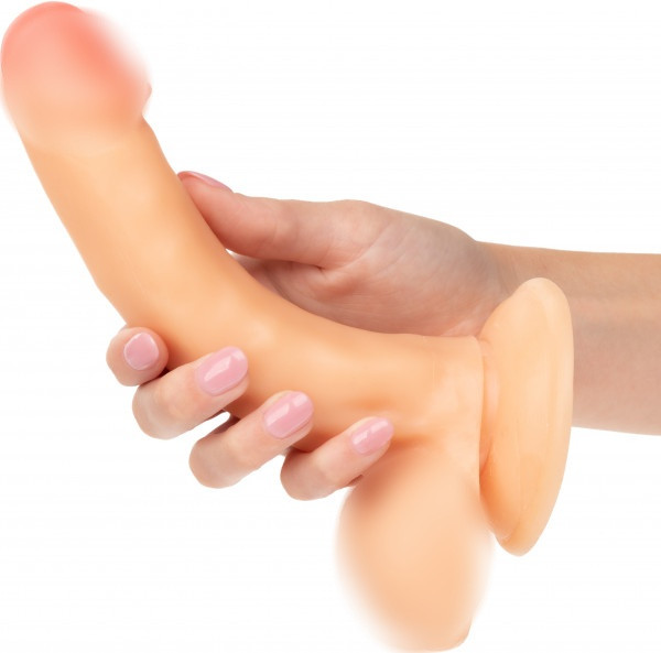 Фаллоимитатор реалистичный с изогнутым стволом "The Delivery Man" на присоске