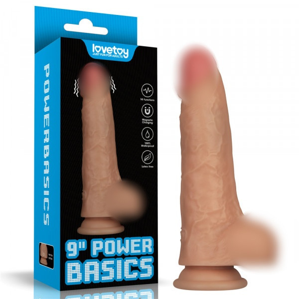 Вибратор реалистичный "Lovetoy Power Basics 9" мега мощный