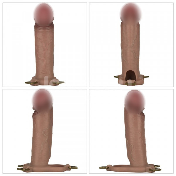 Фаллопротез-фаллоимитатор 2 в 1 "Lovetoy Ingen 9" L/XXL