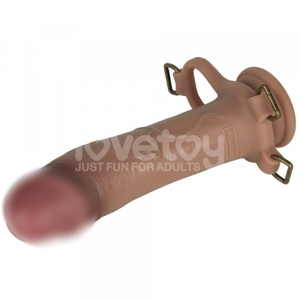 Фаллопротез-фаллоимитатор 2 в 1 "Lovetoy Ingen 10" XS/M