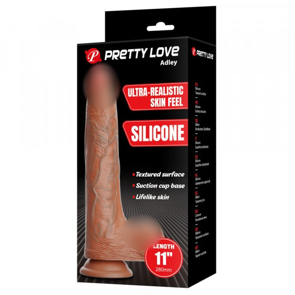 Фаллоимитатор реалистичный "Pretty Love Adley" на присоске