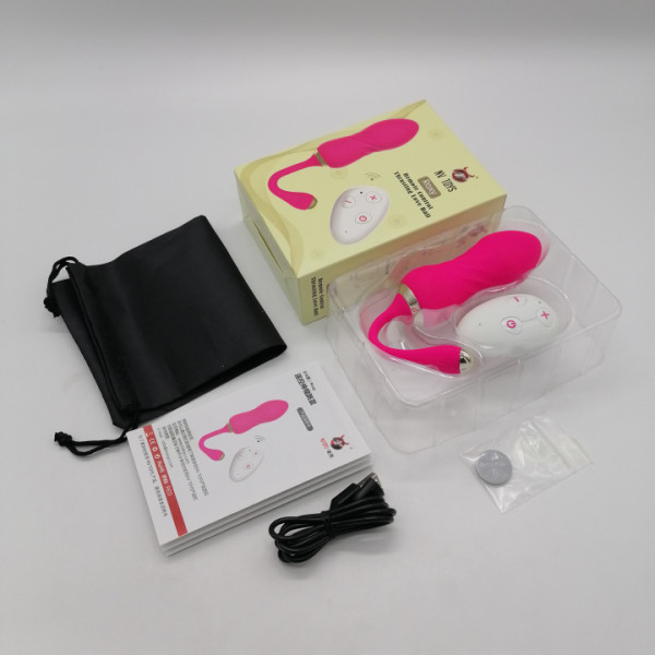 Виброяйцо с фрикциями "NV Toys Roxy" на дистанционном управлении, розовое