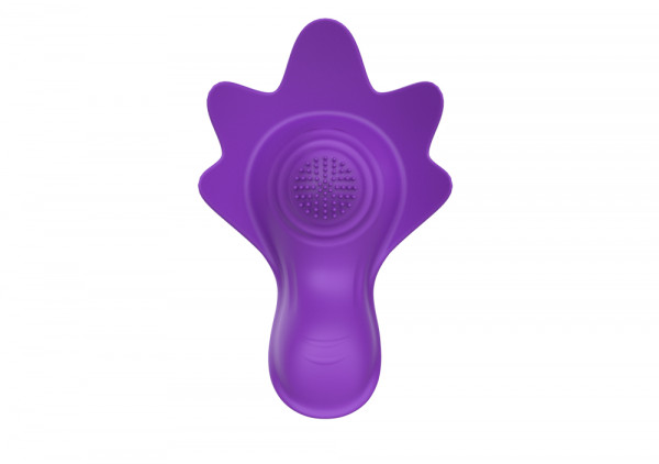 Вибратор в трусики на магните "Secwell Sunflower" + приложение, фиолетовый