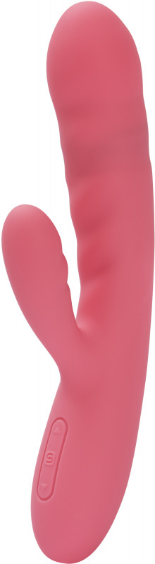 Пульсатор с клиторальным стимулятором "Svakom Avery" розовый