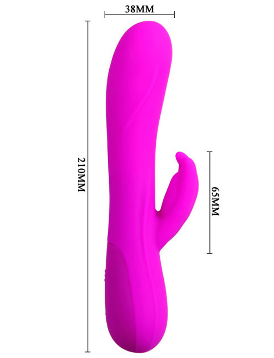 Вибратор для точки G и клитора "Pretty Love Primo" фиолетовый