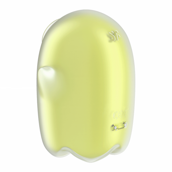 Стимулятор клитора "Satisfyer Glowing Chost" вакуум + вибрация, желтый