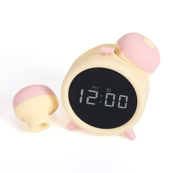 Вибратор + вакуумный стимулятор "BeYourLover Naughty Clock" будильник