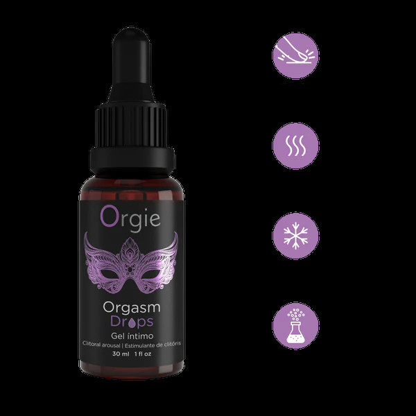 Набор "Orgie Orgasmic Bunny" капли для оргазма + эрекционное кольцо